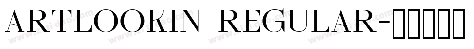 Artlookin Regular字体转换
